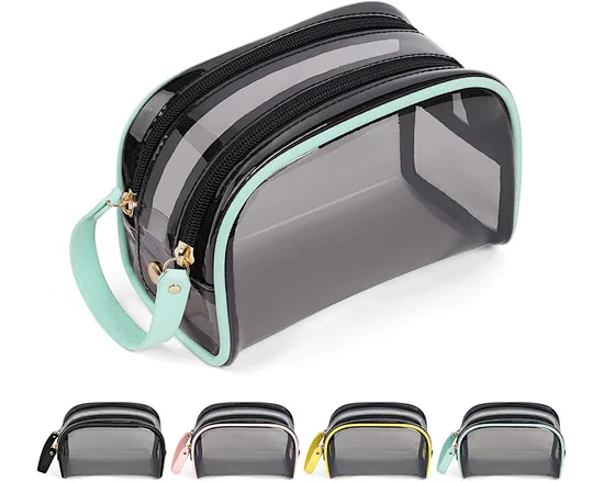 The make up bag look cute and lovely, they have two colors you choose. They are ideal for travel or daily use, it is a good ideal gift for birthday, Mother's Day, Children's Day, Thanksgiving, Christmas, and those who always in travel.